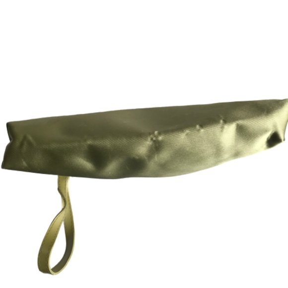 Clinique Green Shiny Cosmetic Makeup Travel Bag - Picture 6 of 7